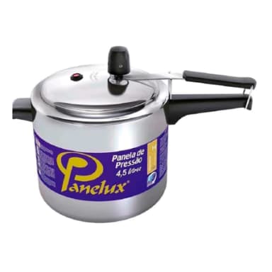 Panela de Pressão Alumínio Polido 4,5L Fechamento Interno Classic - Panelux