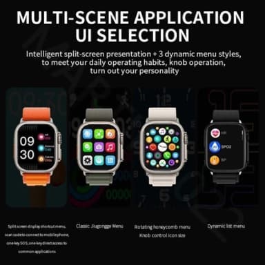 2025 Nova Série 8 Relógio T800 Ultra Smart Watch Esportivo Sem Fio À Prova D'água T800 Ultra2 MAX